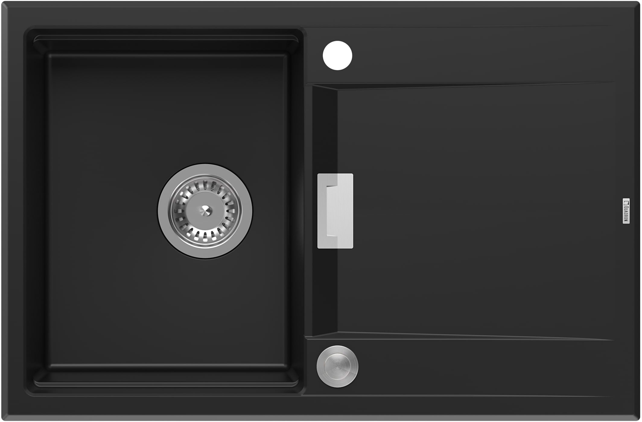 Darmowa Dostawa - Zlewozmywak GraniteQ 76x50 cm Quadron Owen HQO7650U7BS