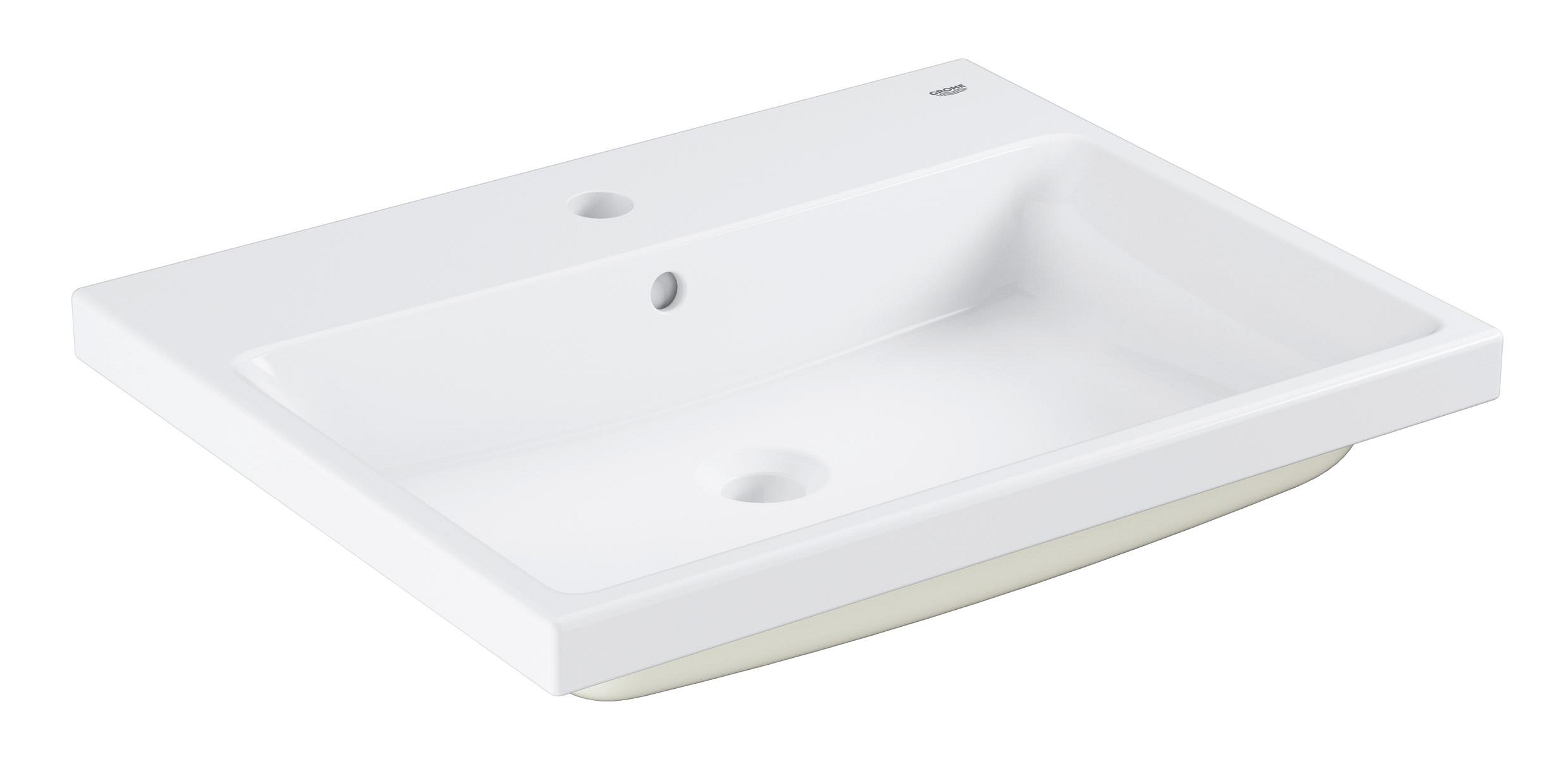 Darmowa Dostawa - Umywalka 60x49 cm prostokątna wpuszczana biała Grohe Cube Ceramic 3947900H