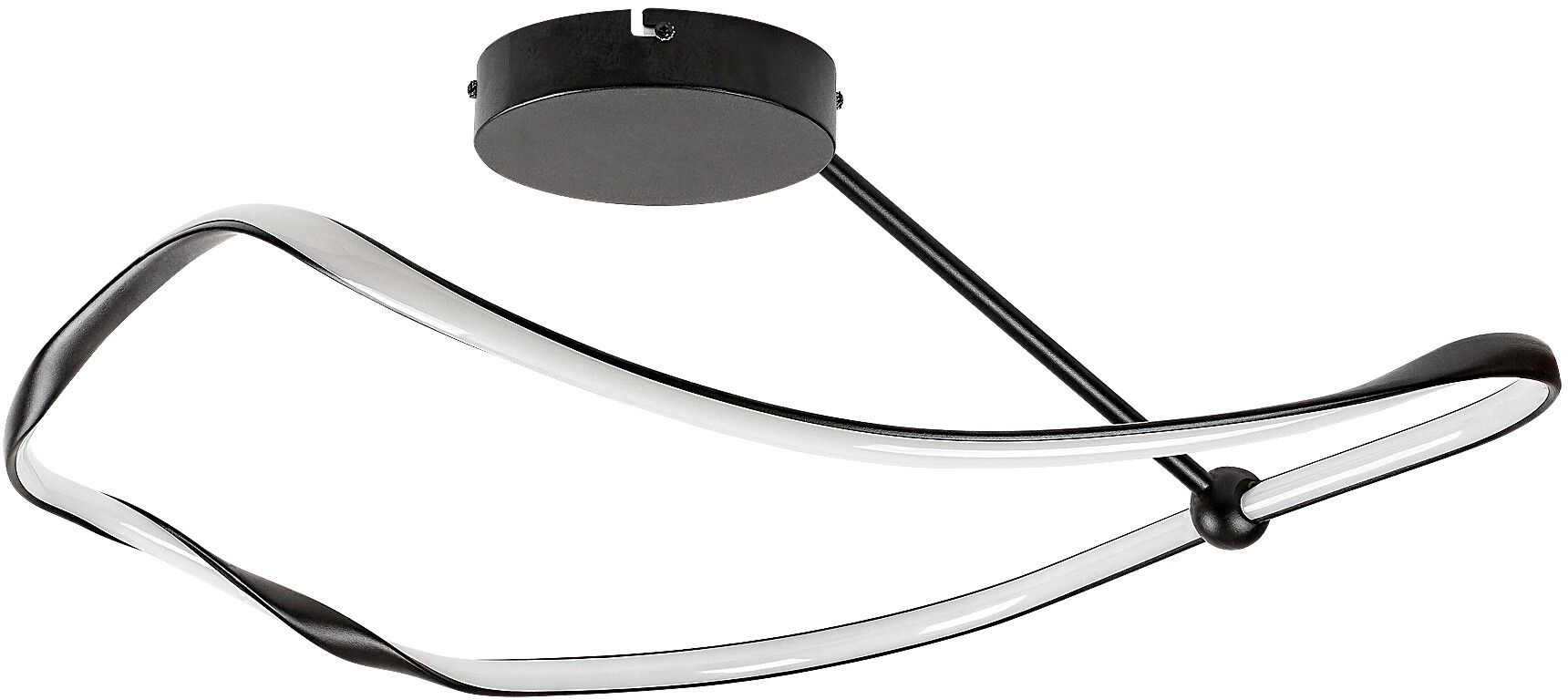 Darmowa Dostawa - Lampa podsufitowa 1x38 W biała-czarna Rabalux Mirossi 71094