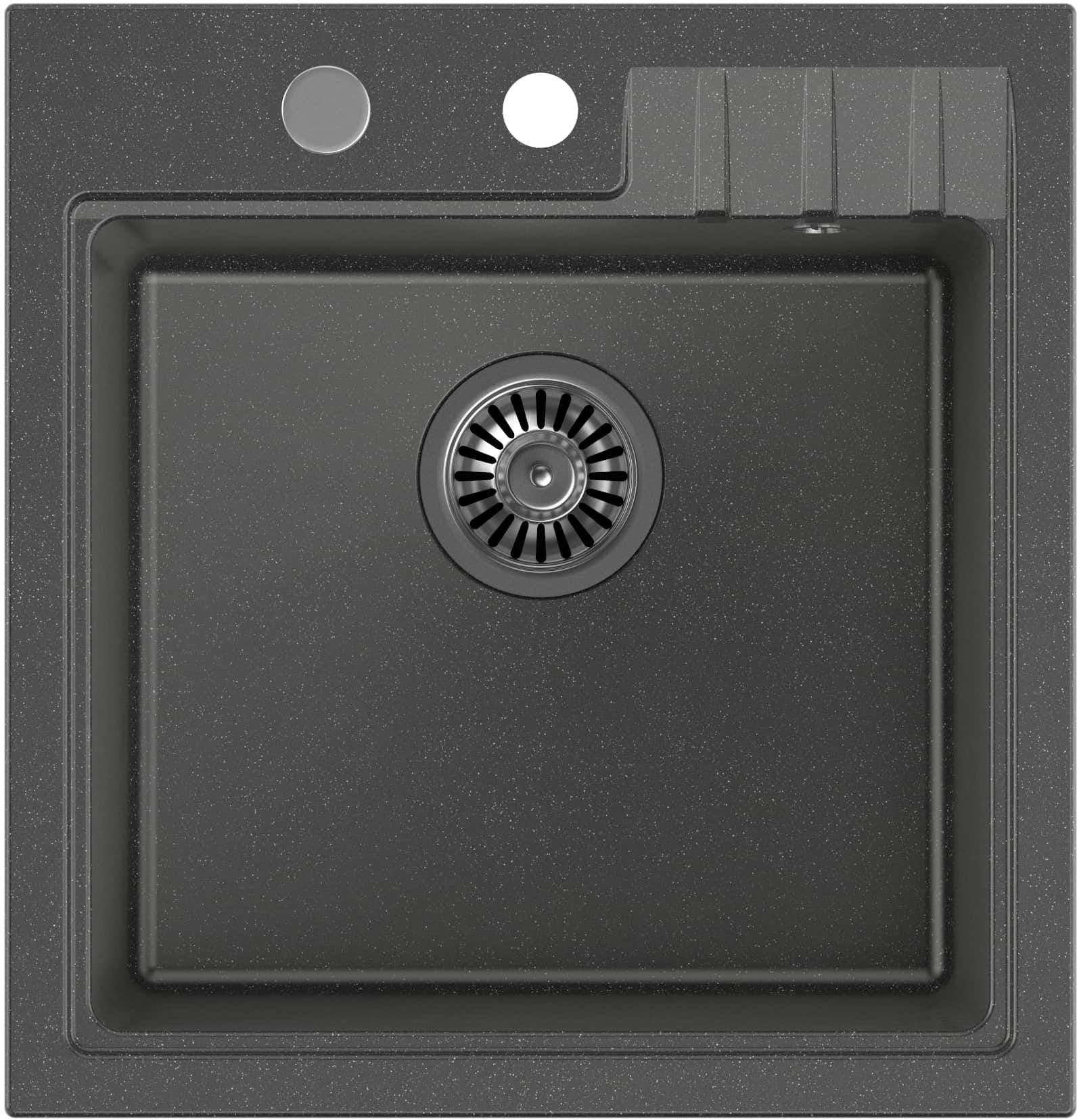 Darmowa Dostawa - Zlewozmywak GraniteQ 50x52 cm Quadron Peter HCQP5052CZK