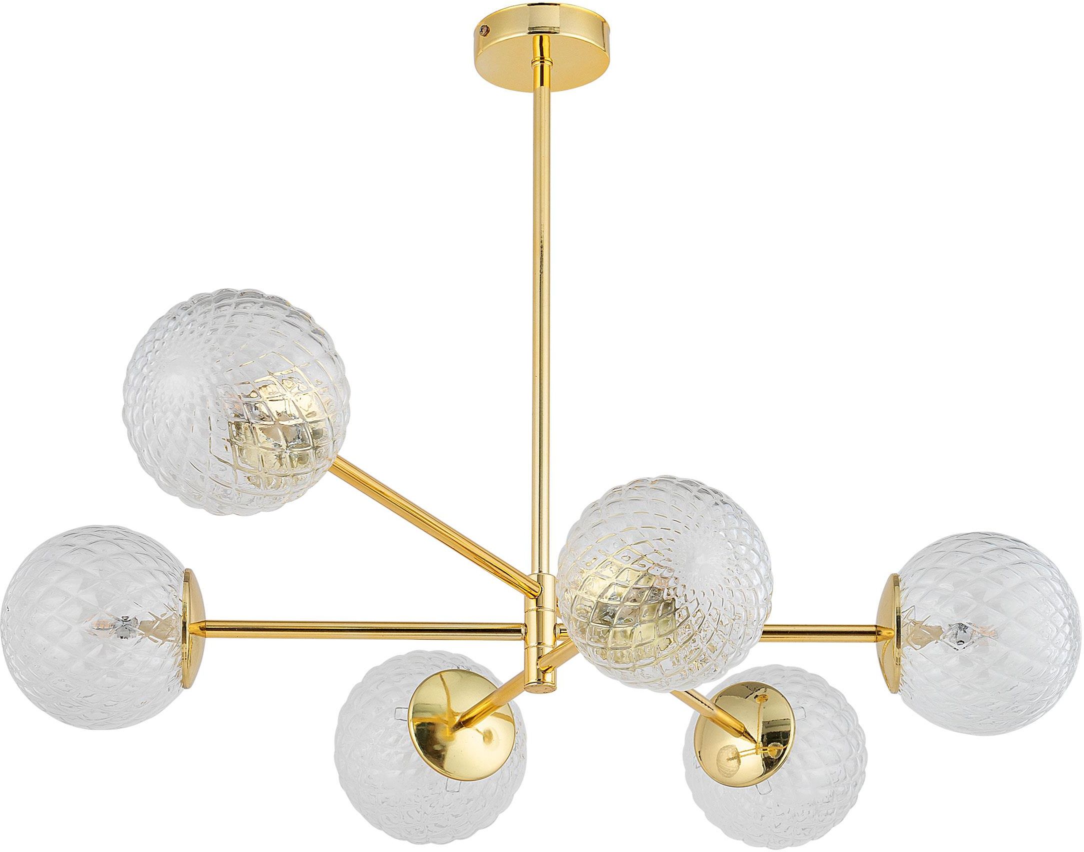 Darmowa Dostawa - Lampa podsufitowa 6x6 W przezroczysty TK Lighting Cadix 4606
