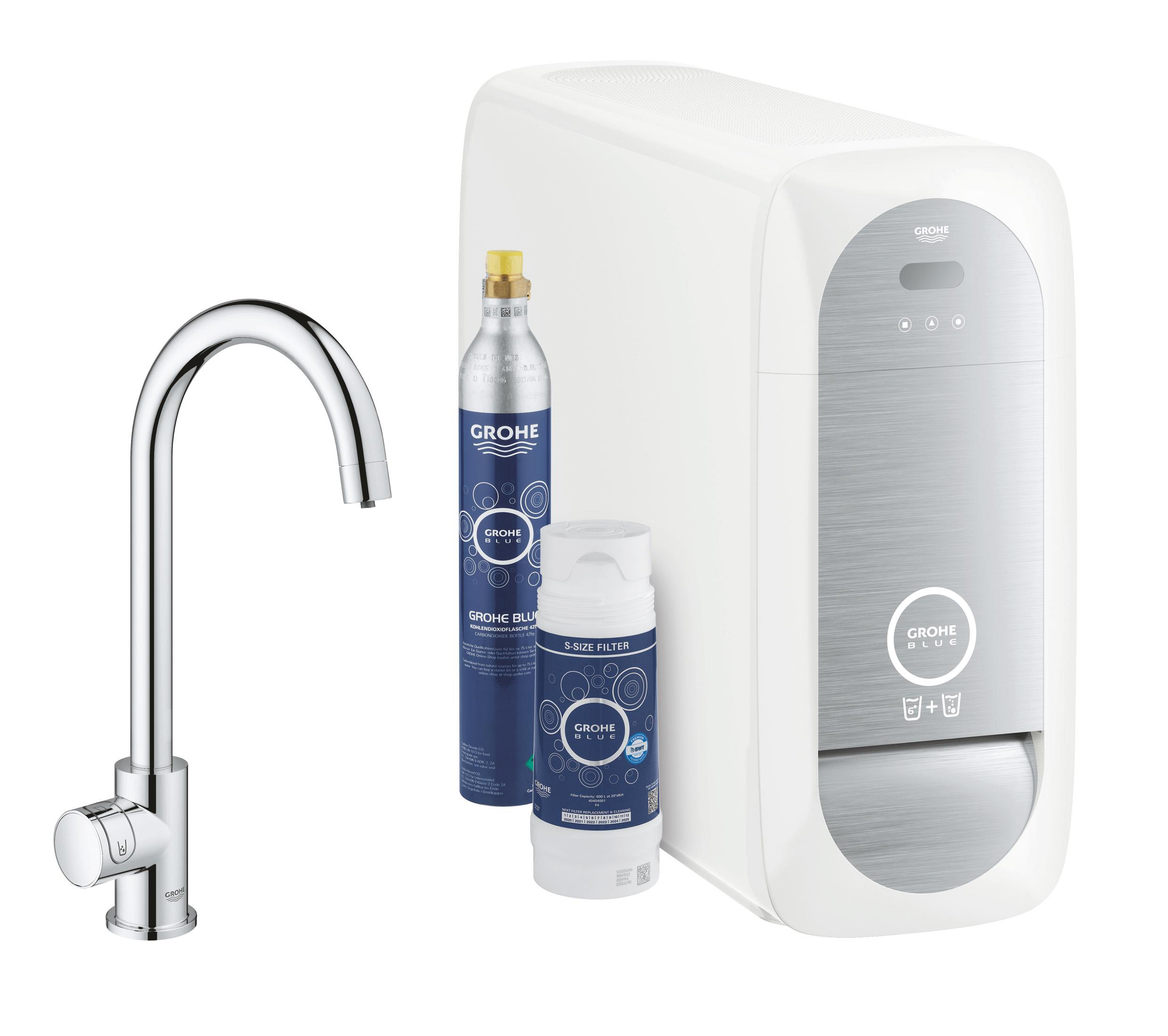 Darmowa Dostawa - Zawór kuchenny stojąca chrom Grohe Blue 31498001