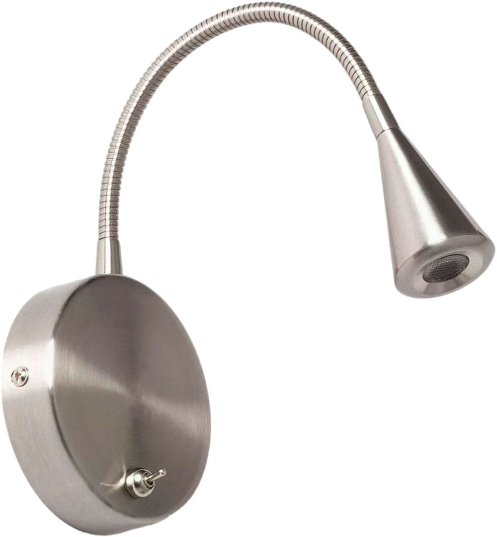 Darmowa Dostawa - Kinkiet 1x3 W srebrny Abruzzo Librio ABRKS3W