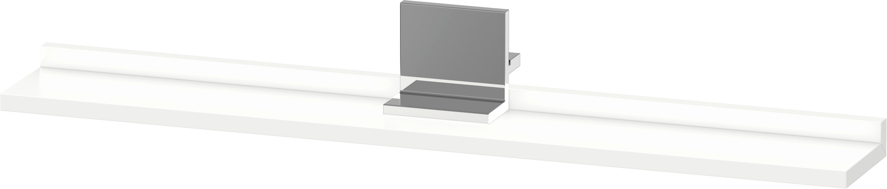 Darmowa Dostawa - Półka 80 cm biała-chrom Duravit Sivida SV7432010180000