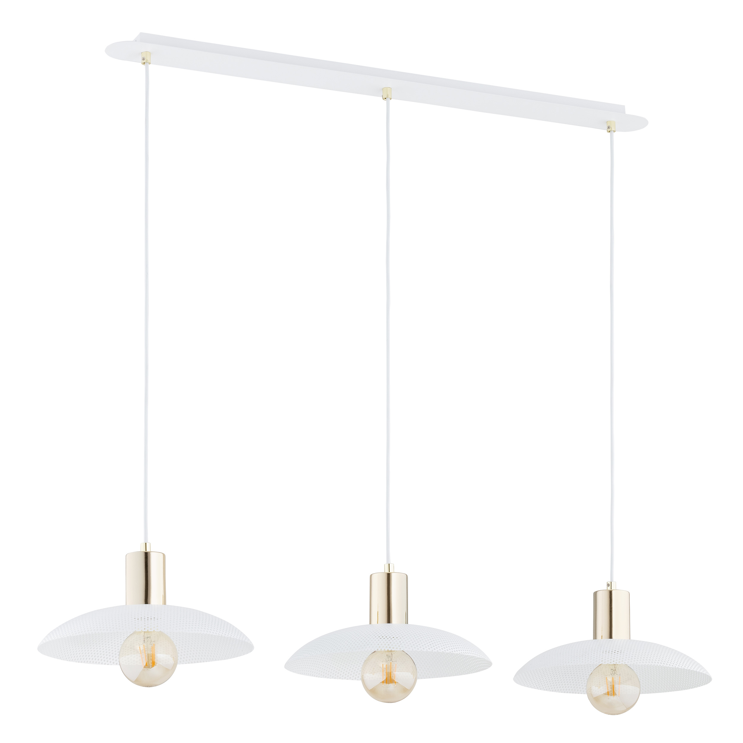 Darmowa Dostawa - Lampa wisząca 3x15 W biały Emibig Spirit 13213