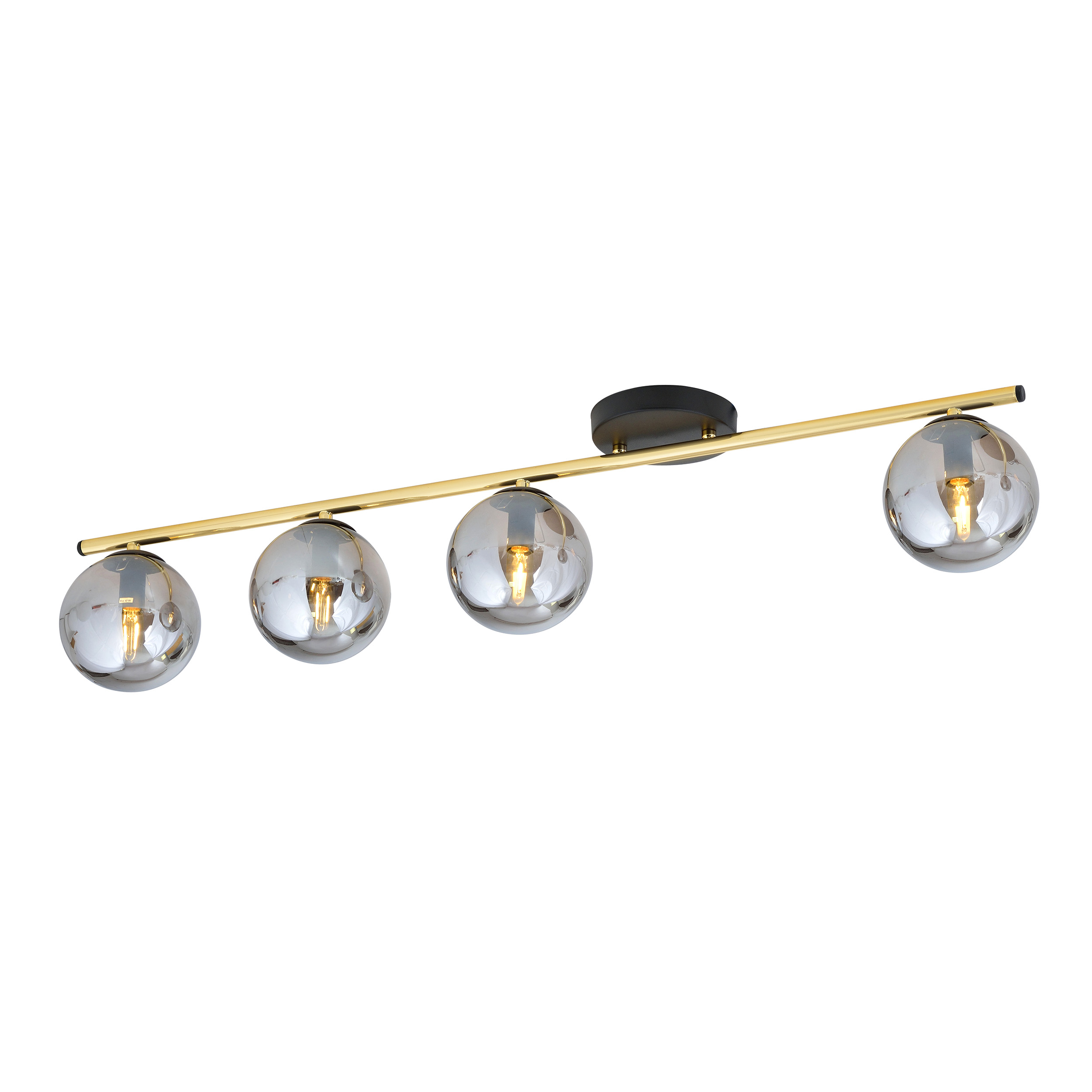 Darmowa Dostawa - Lampa podsufitowa 4x10 W czarny Emibig Monza 12504