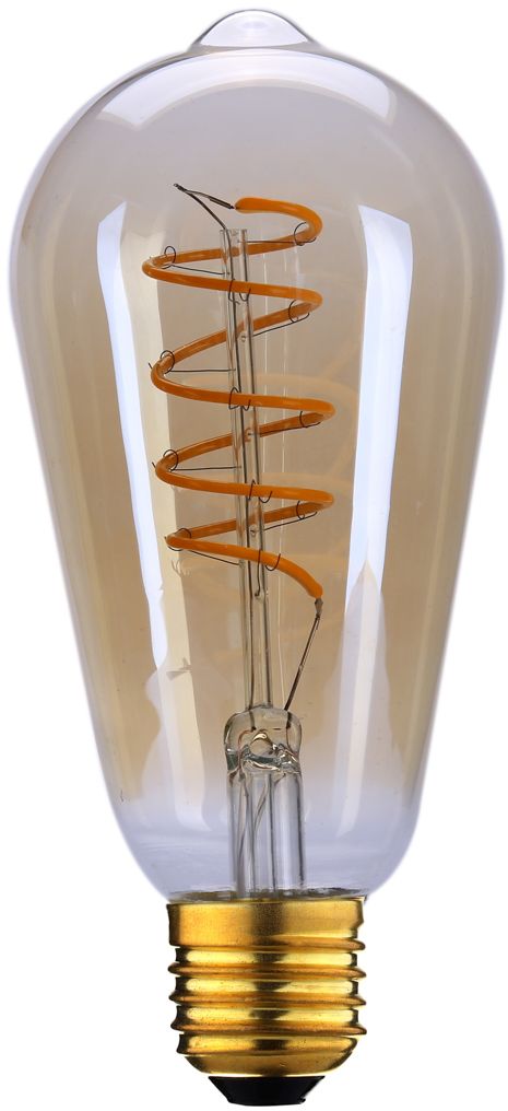 Darmowa Dostawa - Żarówka LED 1x6 W 2200 K e27 Italux Dimm Spiral Amber 757ST643DMSRAMB