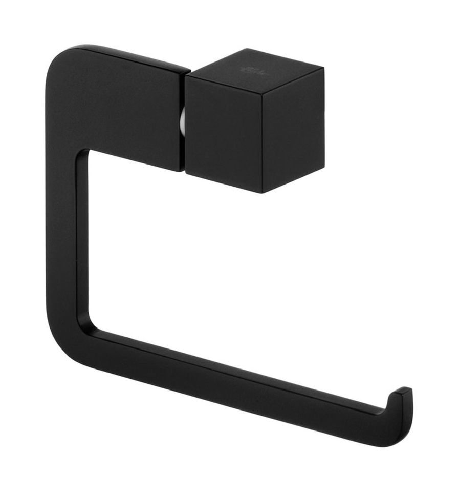 Darmowa Dostawa - Uchwyt na papier toaletowy czarny BISK Futura black 02963