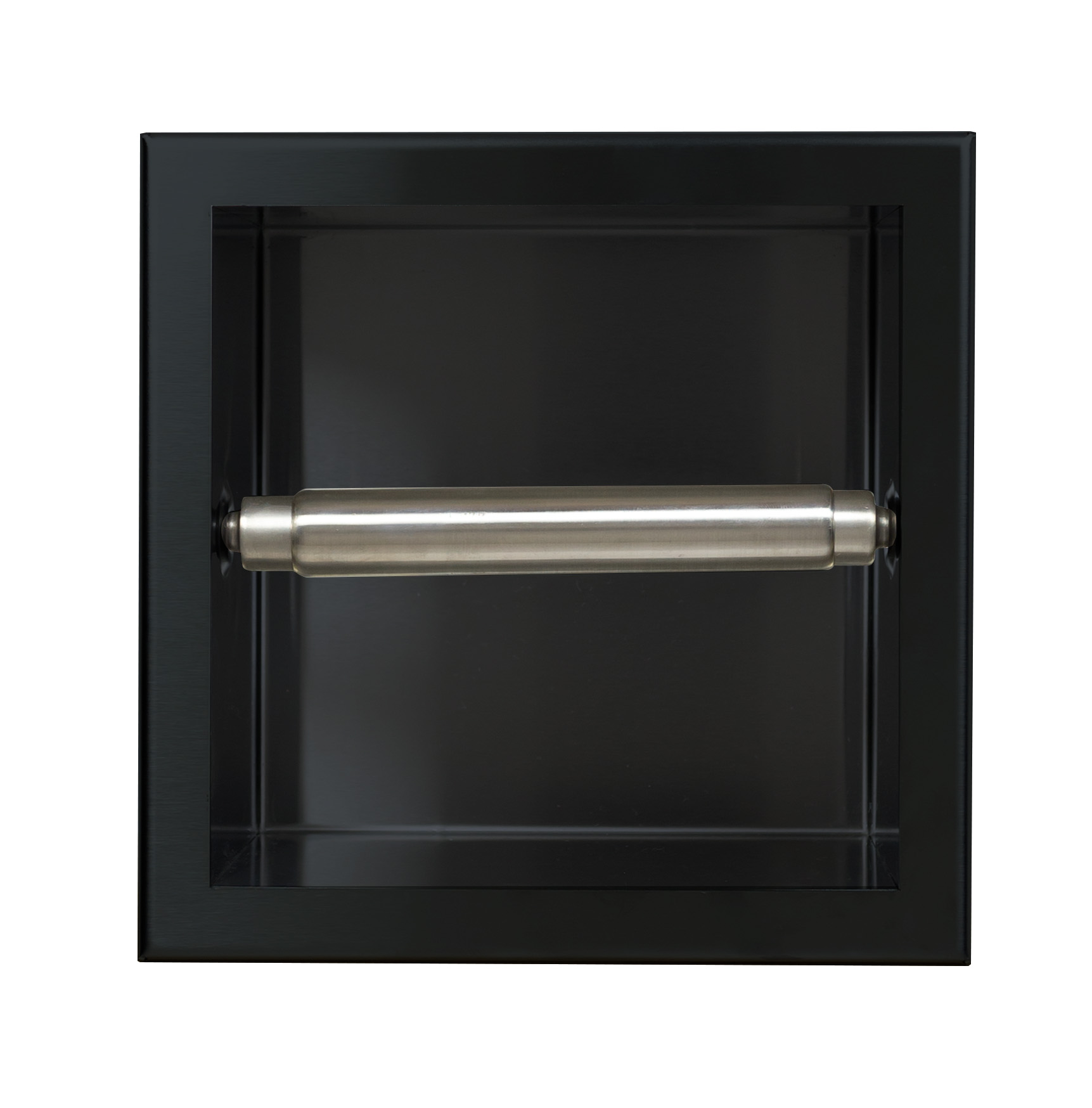 Darmowa Dostawa - Uchwyt na papier toaletowy Balneo Wall-Box One Black PBBL1