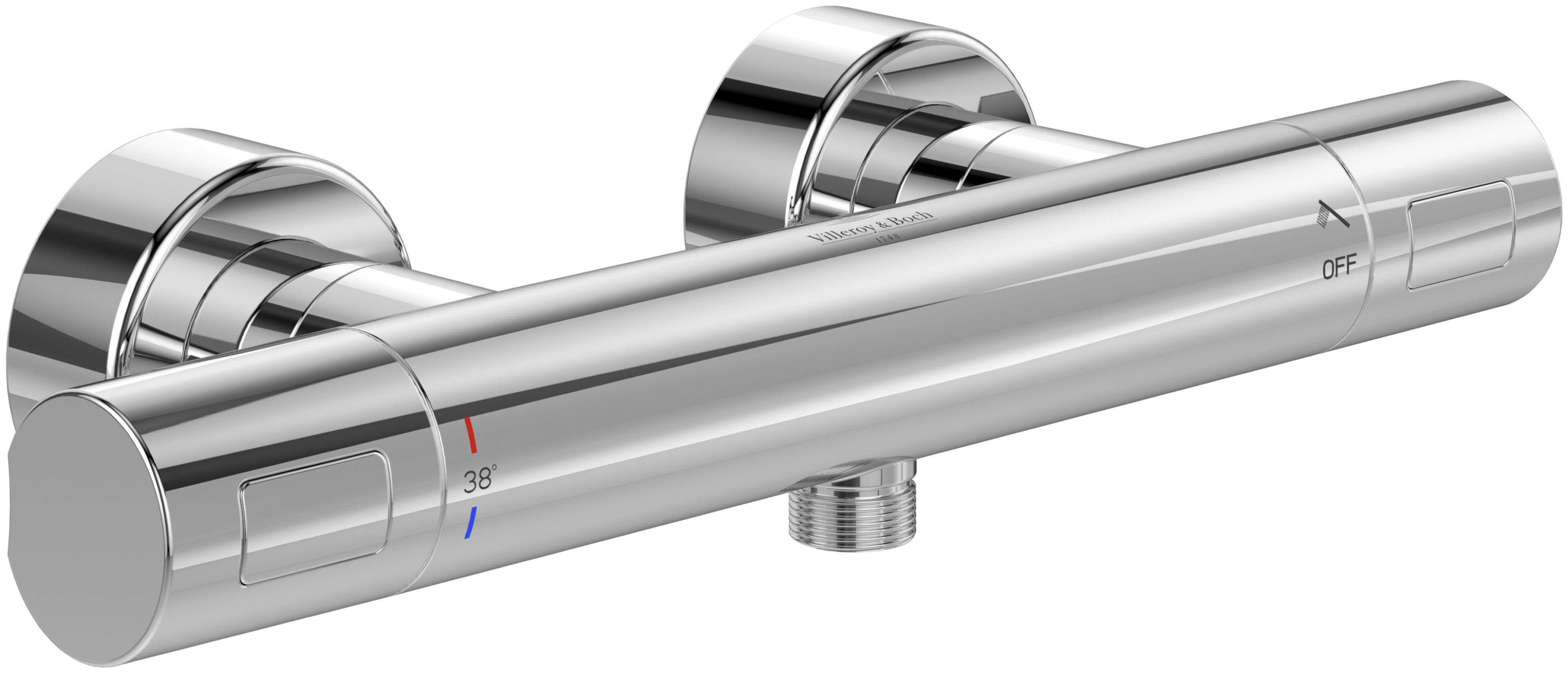 Darmowa Dostawa - Bateria prysznicowa ścienna chrom Villeroy & Boch Universal Taps & Fittings TVS00001700061