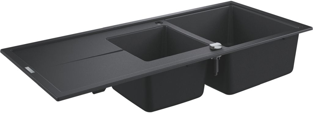 Darmowa Dostawa - Zlewozmywak granitowy 116x50 cm czarny Grohe K400 31643AP0