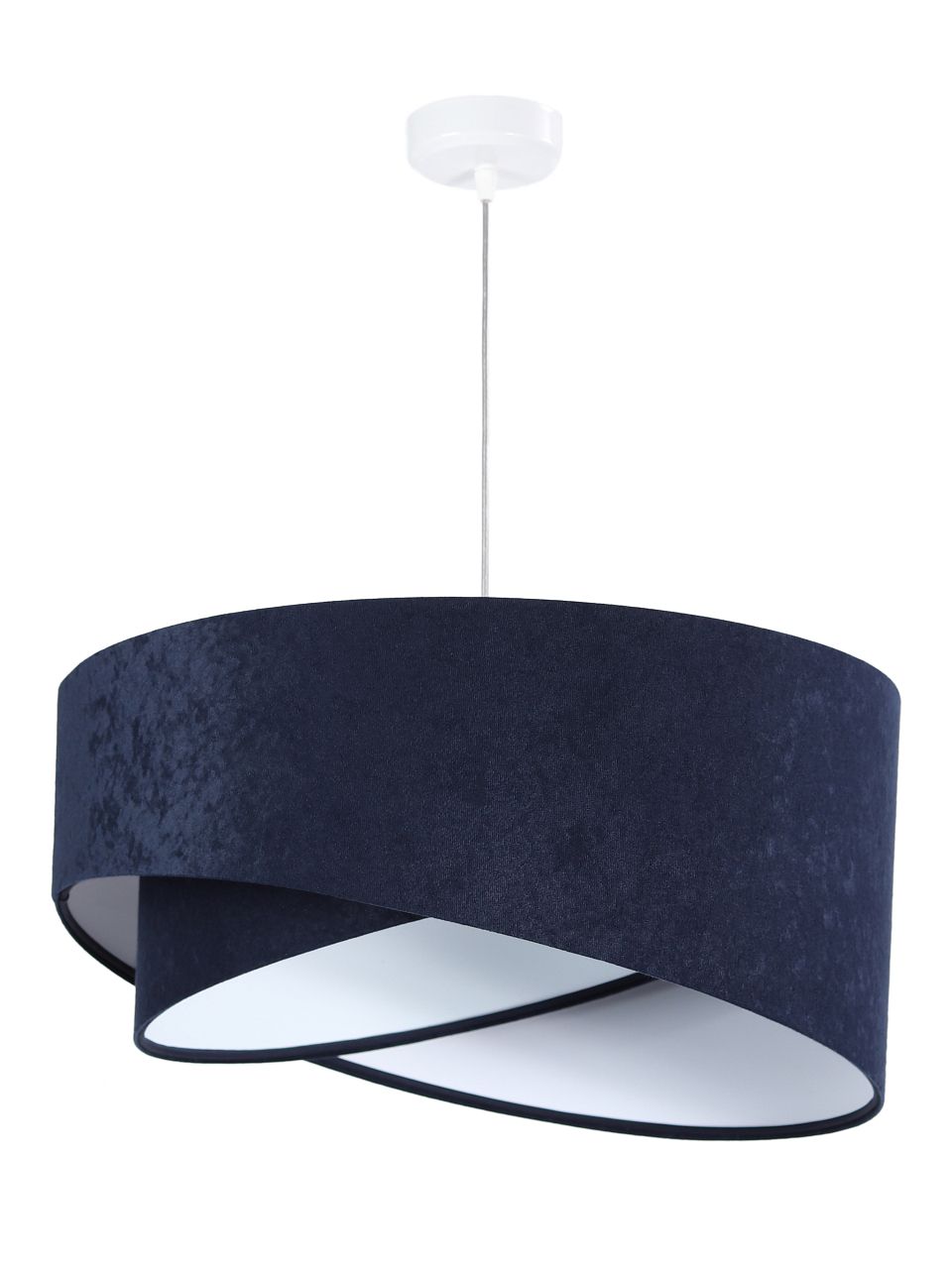Darmowa Dostawa - Lampa wisząca 1x60 W biała-granatowa BPS Koncept Galaxy 060042