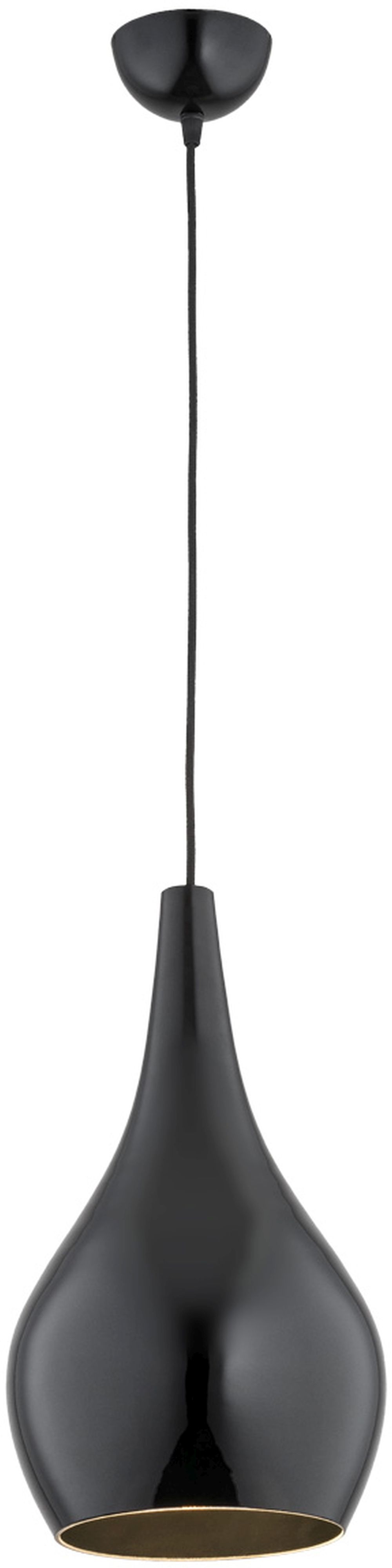 Darmowa Dostawa - Lampa wisząca 1x15 W czarna Argon Santana 3997