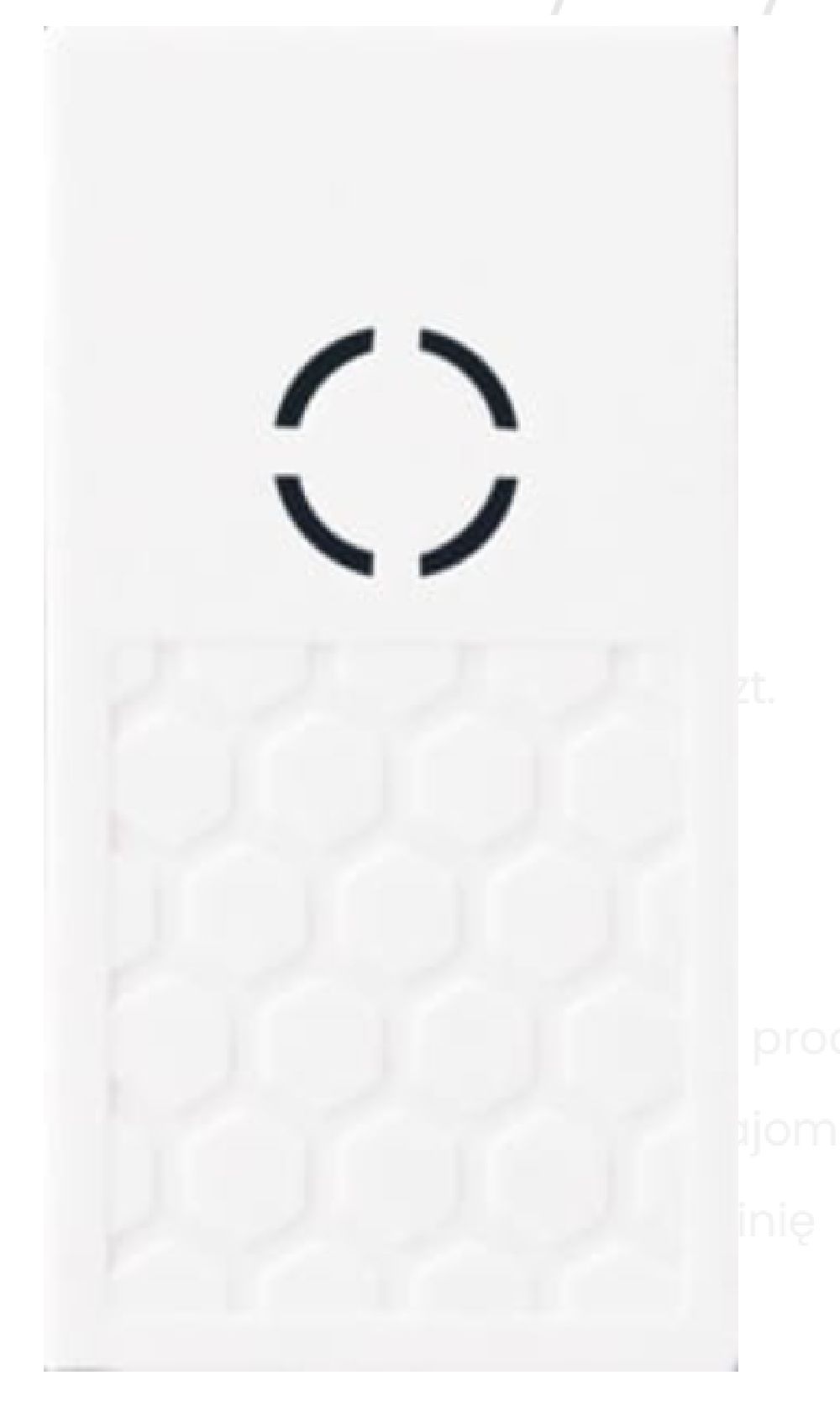 Darmowa Dostawa - Zaślepka x W biały MaxLight Magnetic MA0028