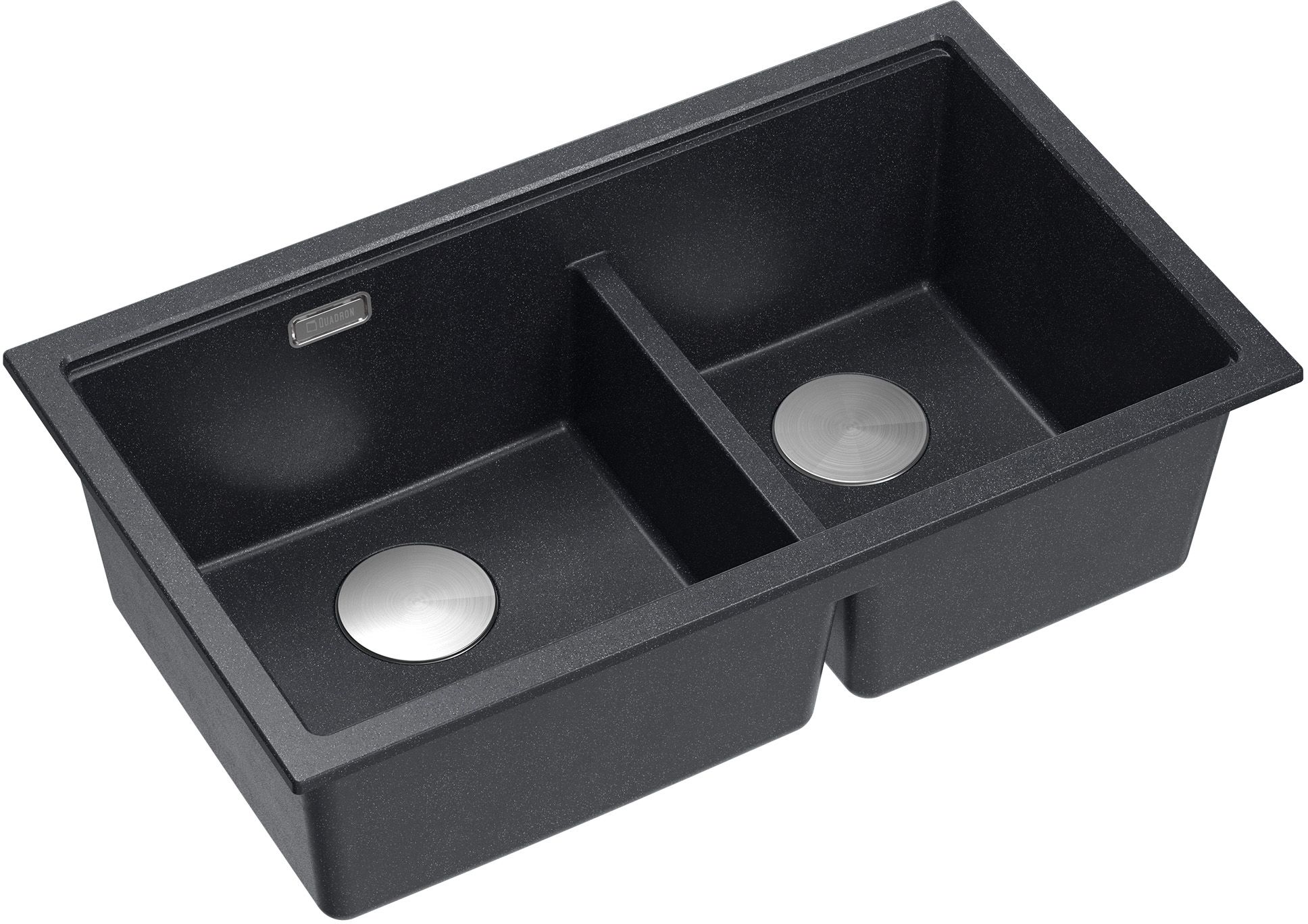 Darmowa Dostawa - Zlewozmywak GraniteQ 76x45 cm czarny Quadron Logan HQL7645U8BSU
