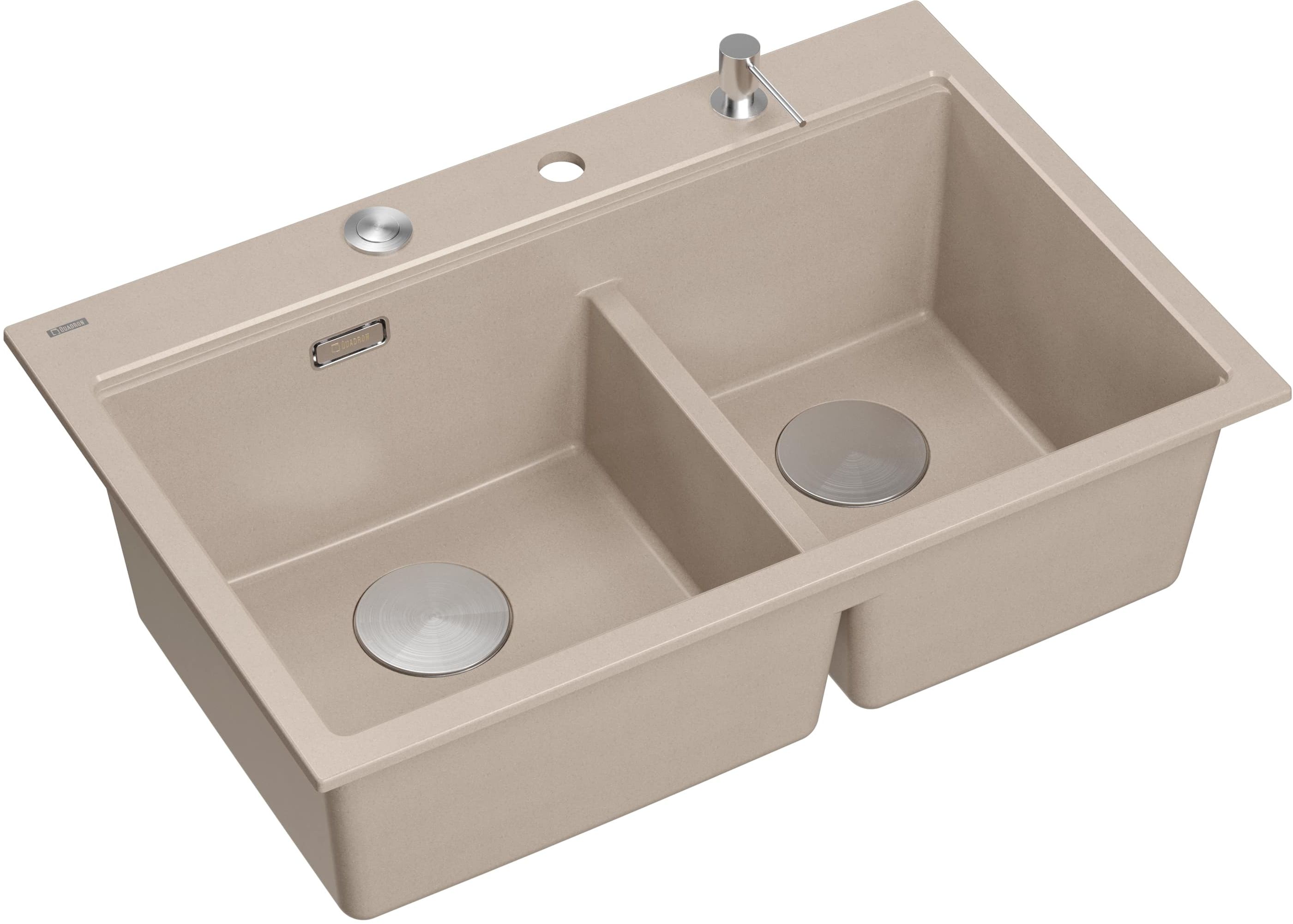 Darmowa Dostawa - Zlewozmywak GraniteQ 76x50 cm beżowy Quadron Marc 120 HQC7650U2BSHQC7650U4BS