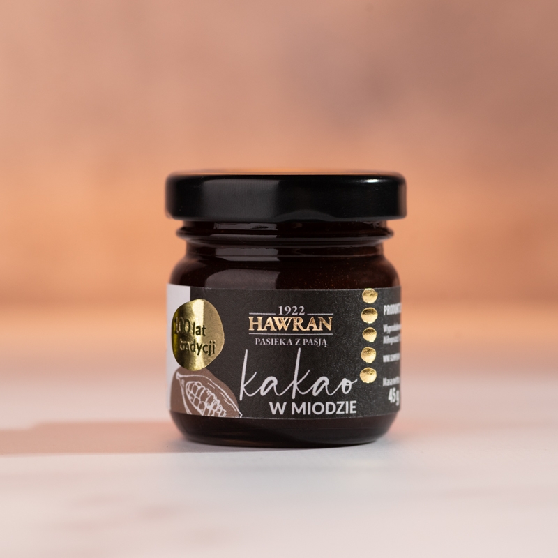Kakao w miodzie wielokwiatowym 45g - Pasieka z Pasją Hawran