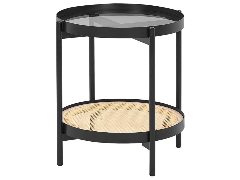 Stolik pomocniczy Reno Metal Czarny 1 szt.