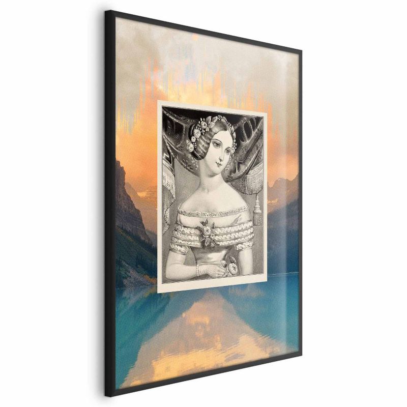 Plakat Artgeist Retro portret 21x30 cm z ramą czarną 1 szt