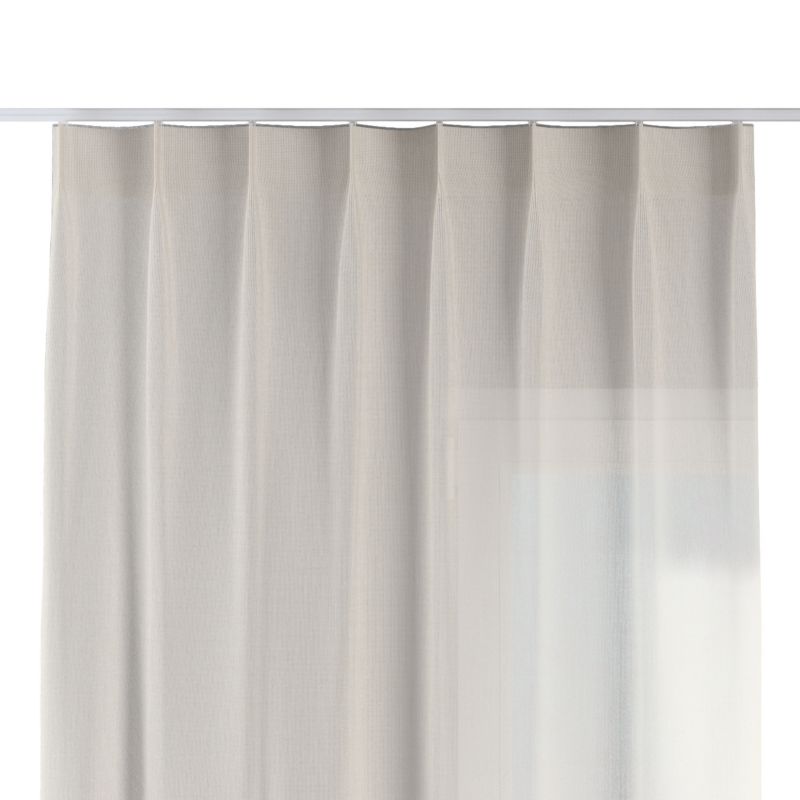 Zasłona na haczykach flex pojedynczych Dekoria 130x245 cm kremowy 1 szt.