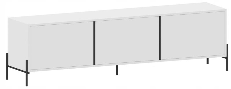 Szafka rtv Matkam stolik RURK 3F 180 cm ufc biały 1 szt.
