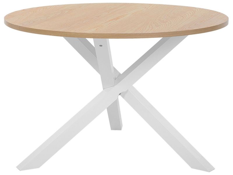 Stół do jadalni Jacksonville 120 cm 120 cm Biały 1 szt.