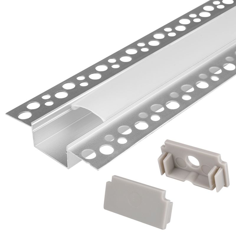Profil LED XUDO GK 20mm 2m anodowany z kloszem mlecznym 1 szt.