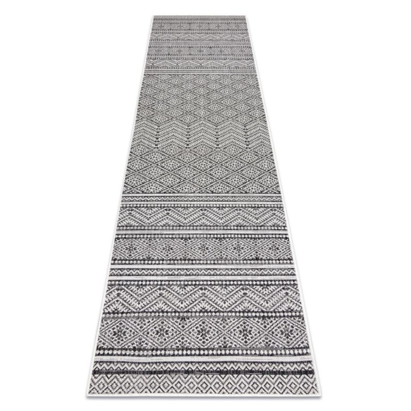 Dywan zewnętrzny Sion RugsX 70x200 cm czarny D737 1 szt.