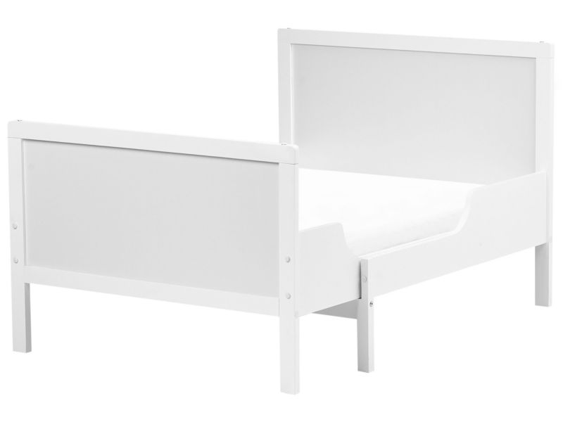 Rozsuwane łóżko dziecięce Drewno sosnowe Montigny 90 x 200 cm Biały 1 szt.