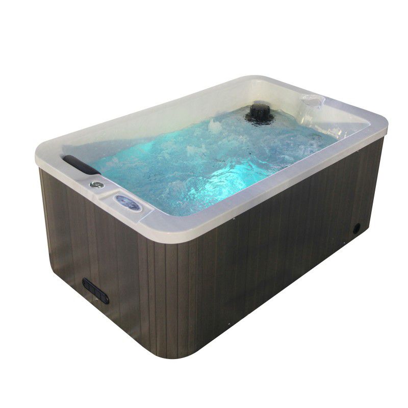 Wanna jacuzzi z hydromasażem Skiendi SPA SPA-175C 175x110 cm w zestawie schodki, pokrywa termiczna, stolik 1 szt.