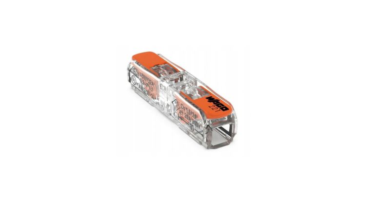 Złączka uniwersalna Wago szybkozłączka z dźwigniami zwalniającymi 2x0,2-4mm 221-2411 60 szt