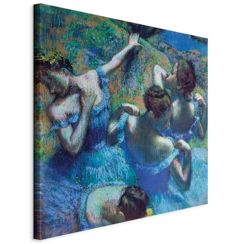 Obraz Artgeist Niebieskie tancerki 80 x 80 cm płótno włoskie 1 szt