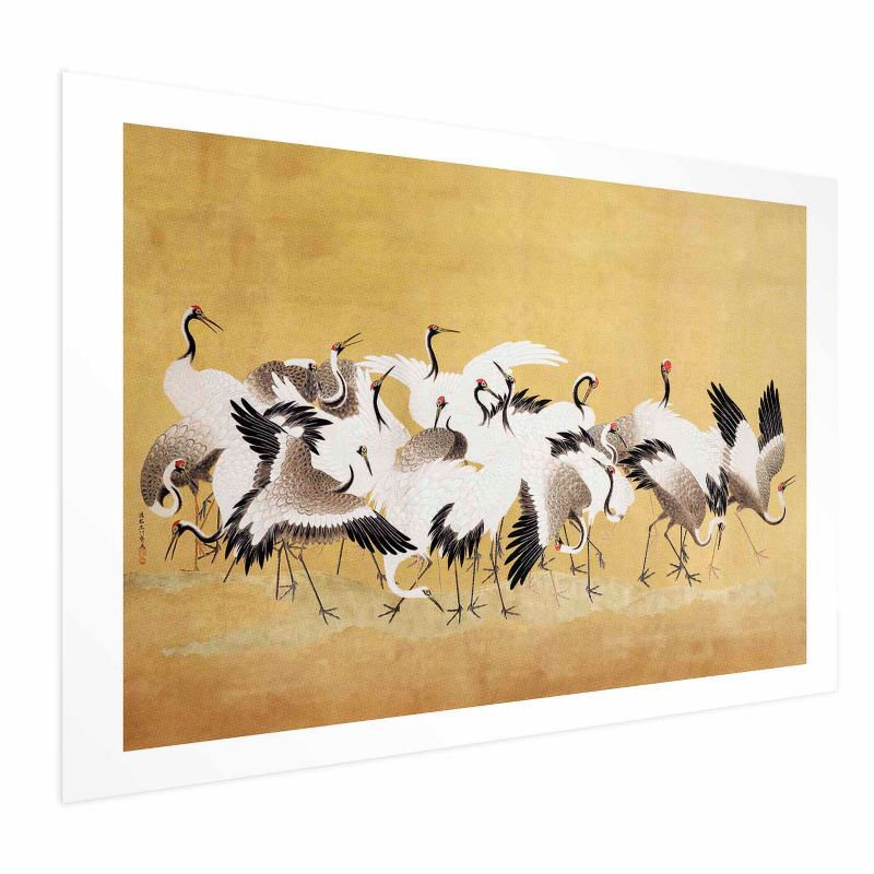Plakat Artgeist Japońskie żurawie 30x21 cm bez ramy 1 szt