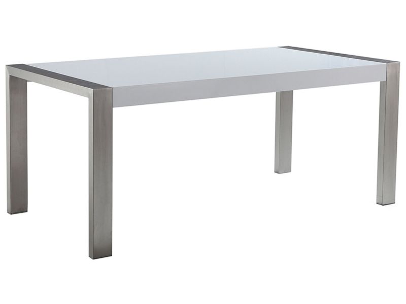 Stół do jadalni dla 6 osób Arctic 90 cm 180 cm Biały 1 szt.