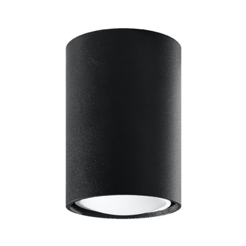 Plafon Sollux Lighting LAGOS 10 czarny 1 szt.