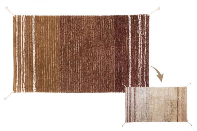 Dywan Lorena Canals TWIN TOFFEE 80x140 beżowy dwustronny 1 szt