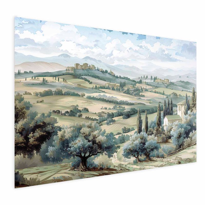 Plakat Artgeist Pejzaż z polami 30x21 cm bez ramy 1 szt