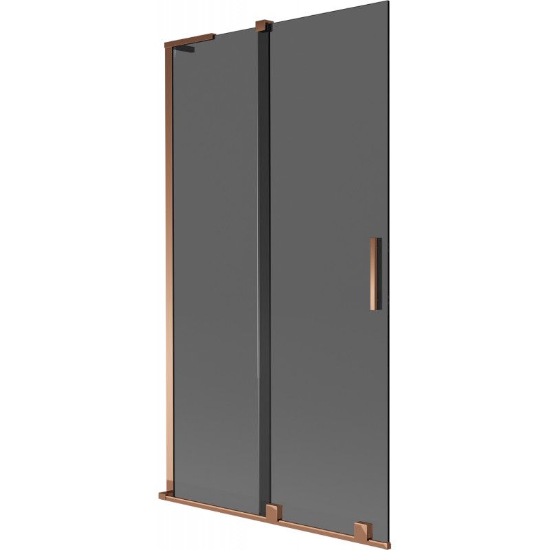 Parawan nawannowy ruchomy Mexen Velar L grafit różowe złoto 100x150 cm 1 szt.