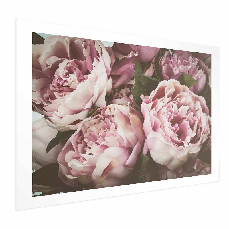 Plakat Artgeist Różowe piwonie 90x60 cm bez ramy 1 szt