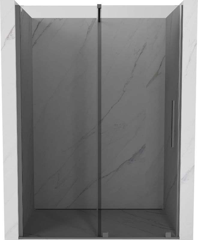 Drzwi prysznicowe Mexen Velar grafitowe 160x200 cm 1 szt.