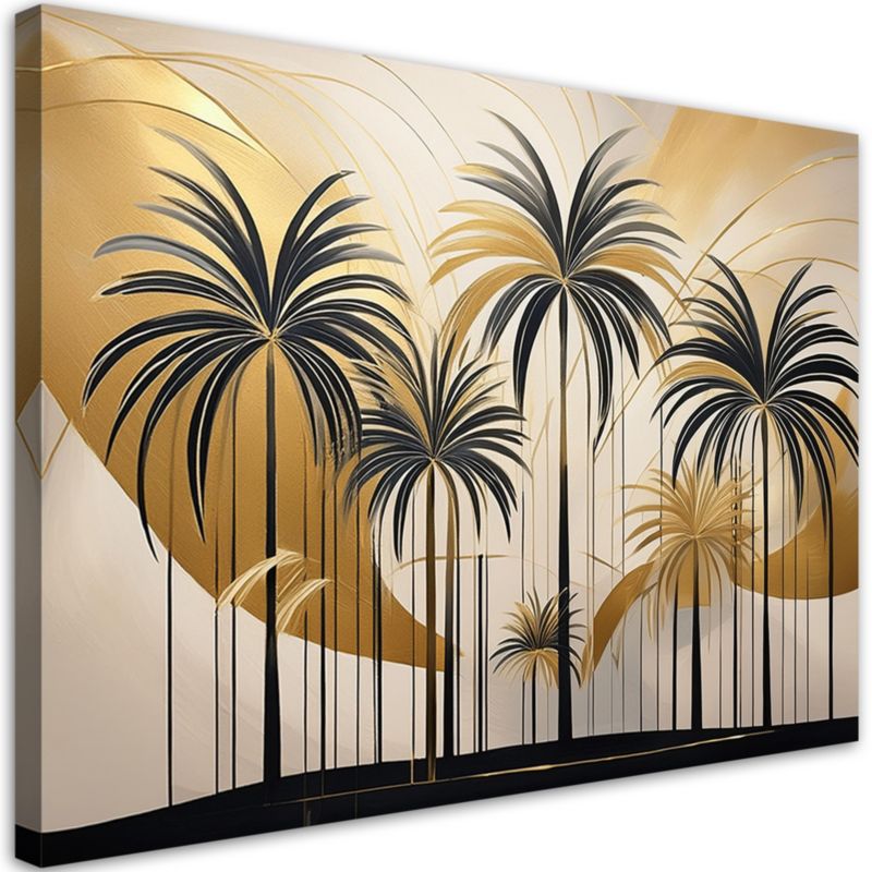 Obraz do salonu Feeby Palmy Tropikalne Rośliny Botaniczne 90x60 cm 1szt