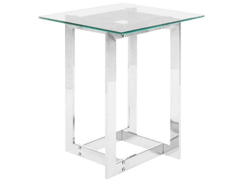 Stolik pomocniczy Crystal Srebrny 1 szt.