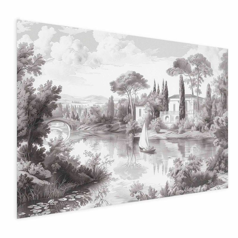 Plakat Artgeist Pejzaż vintage 90x60 cm bez ramy 1 szt