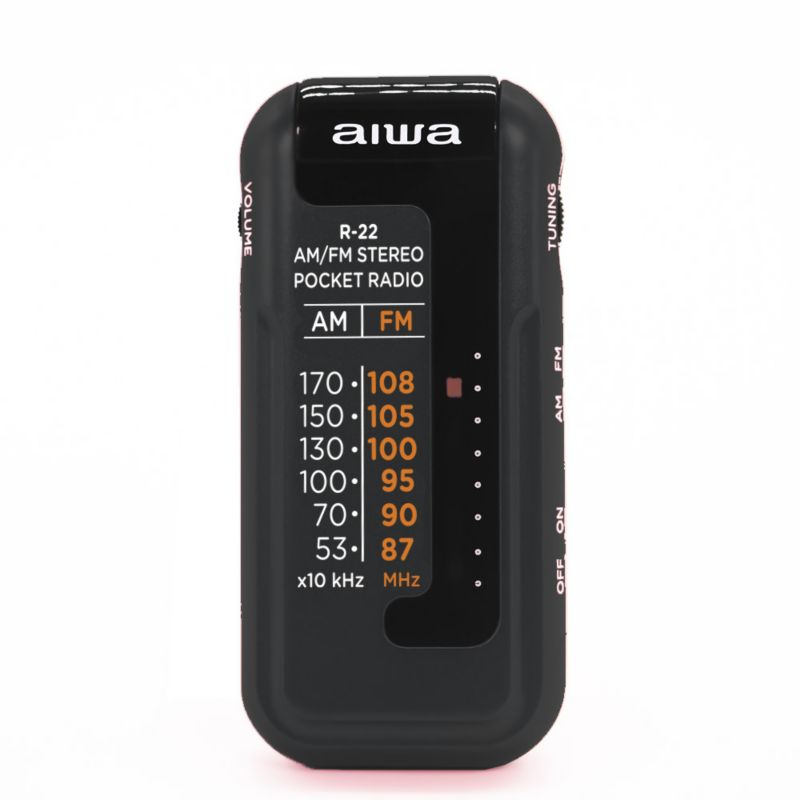 Przenośne MiniRadio AIWA R-22BK Czarne 1szt.