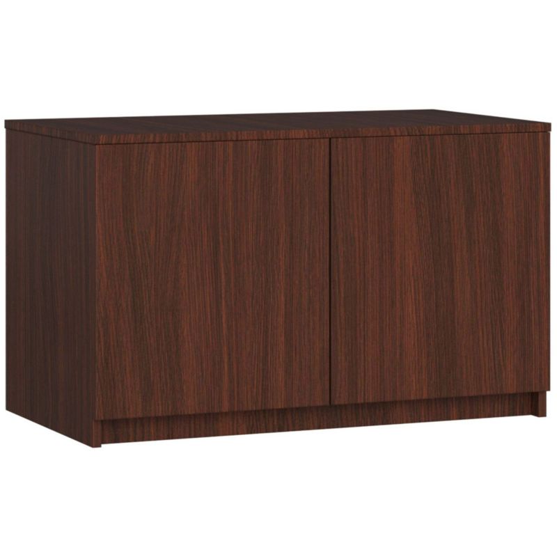Nadstawka na szafę Akord S90 Wenge 90 cm 2 drzwi kolor Wenge mat 2 półki 90x51x55 cm 1 szt.