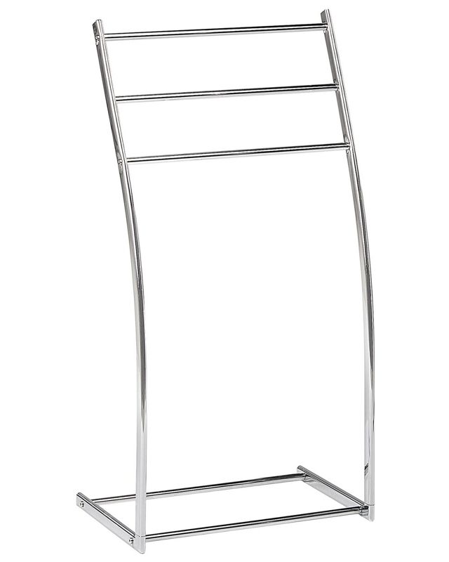Stojak na ręczniki Ambil Metal Srebrny 1 szt.