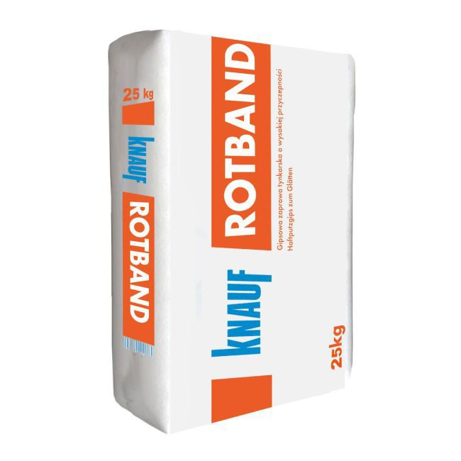 Tynk gipsowy ręczny Knauf Rotband 25 kg