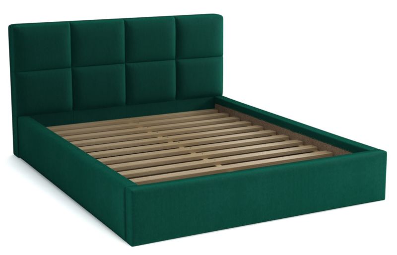 Łóżko do sypialni z pojemnikiem 180x200 Bonni Alaska Zielone 1 szt.