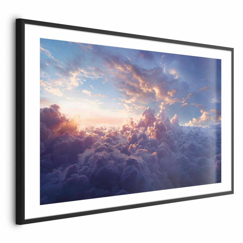 Plakat Artgeist Słońce w ukryciu 60x40 cm z ramą czarną 1 szt