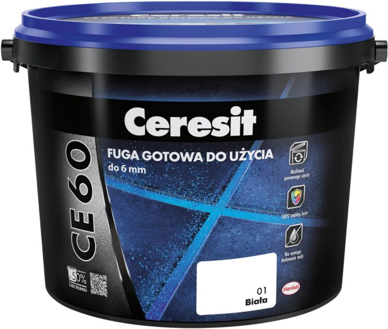 Fuga gotowa Ceresit CE60 biała 2 kg
